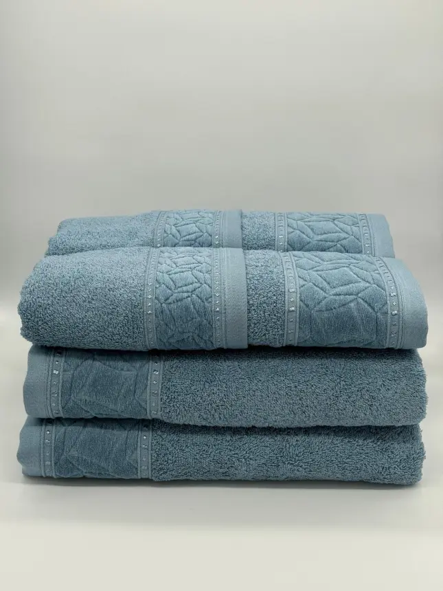 [VH-TLL-55AV-A] Juego Toallas Venecia (Azul)